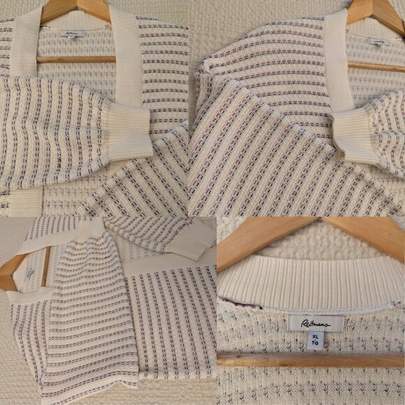 100% Cotton Nautical Stripe Open-Front Long Sleeve Cardigan - Picture 10 of 15